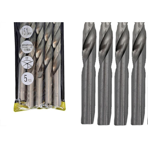 Broca Aco Rapido Eda 12,5Mm - 0Cl - Kit C/5 Pecas