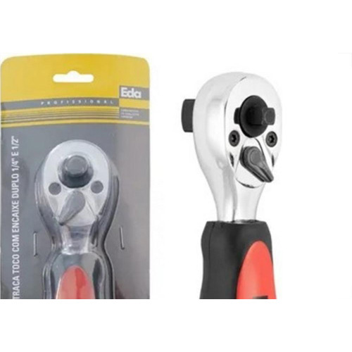 Chave Catraca Eda Para Soquete Toco 1/4'' A 1/2'' - 0De