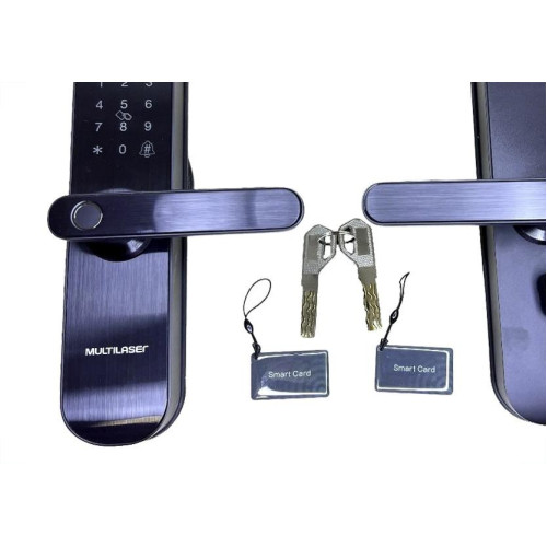 Fechadura Digital Biometrica Inteligente Wi-Fi - Multilaser - Se233