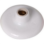 Plafon Decorativo Ilumi Branco 100W. 1809 - Kit C/10 Pecas