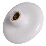 Plafon Decorativo Ilumi Branco 100W. 1809 - Kit C/10 Pecas