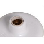 Plafon Decorativo Ilumi Branco 100W. 1809 - Kit C/10 Pecas