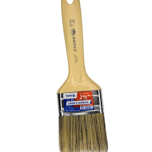Pincel Trincha Pintura Tigre Ref.573   2.1/2'' Dupla - Kit C/12 Pecas