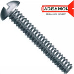Parafuso Rosca Maquina Redonda Fenda Jomarca 1/4 X 7/8'' - Kit C/2 Centos