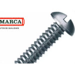 Parafuso Rosca Maquina Redonda Fenda Jomarca 1/4 X 7/8'' - Kit C/2 Centos