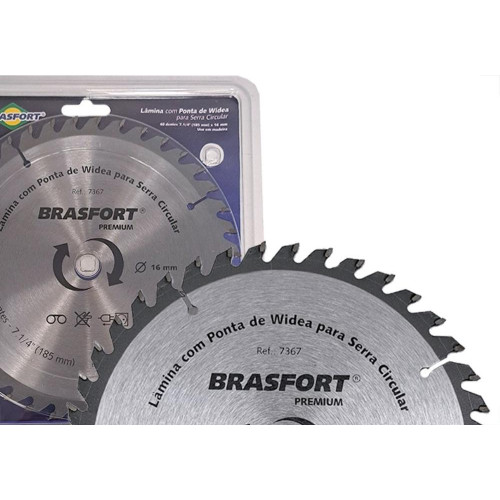 Serra Circular Widea Brasfort/Premium 7.1/4''X 40 Dentes X 16Mm