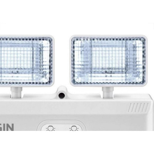 Luminaria De Emergencia Elgin Com Blocos De Led Autonomos 1200Lm Bivolt