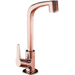 Torneira Bica Movel Lavatorio Abs Lorenzetti Rose Gold F-71 - 1195 - 1/4 Volta