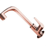 Torneira Bica Movel Lavatorio Abs Lorenzetti Rose Gold F-71 - 1195 - 1/4 Volta