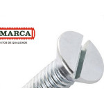 Parafuso Rosca Maquina Chata Fenda Jomarca   3/16 X 1.1/2'' - Kit C/2 Centos