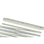 Metro Plastico Llinan Simples Branco - Kit C/12 Pecas