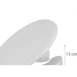 Assento Sanitario Astra Com Acessibilidade Elevado 13,0Cm Com Trava Arco E Tampa - Tae13/T