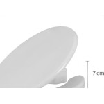 Assento Sanitario Astra Com Acessibilidade Elevado 7,5Cm Com Trava Arco E Tampa - Tae7T/T
