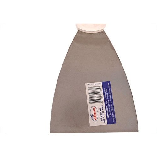 Espatula Compel Aco Inox Cabo Plastico 80Mm - Kit C/6 Pecas