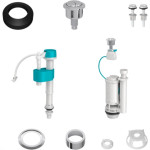 Mecanismo Para Caixa Acoplada Hydra Kit Universal Duplo 1100Sl6001