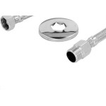 Engate Flexivel Malha Inox Hydra Trancado 30Cm