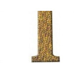 Numero Residencial Colonial Pvc Emave No.1 - Kit C/10 Cartelas