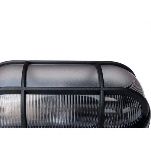 Luminaria Tartaruga Opl Pvc Preta 40W.