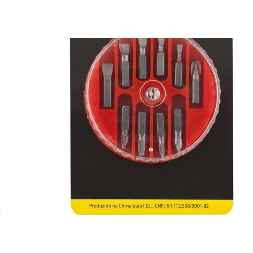 Kit Bits Para Furadeira Eda Com 10 Pecas - 5Wi