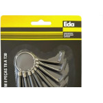 Chave Torx Eda Com 8 Pecas Argola T8 A T30 - 6Oc