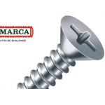 Parafuso Auto Atarraxante Chata Philips Jomarca 5,5 X 50Mm - Kit C/2 Centos