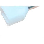 Terminal Tubular Ilhos Isolado Duplo Penzel 0,50Mm Comprimento 08Mm - Branco Penzel