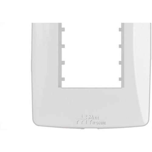 Placa Conjunto Modular Mectronic Petra 4X2 - 2 Modulos - 82002