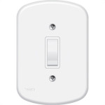 Conjunto Fame Blanc Com Placa 1 Simples 560