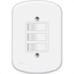 Conjunto Fame Blanc Com Placa 3 Paralelos 0657