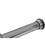 Tubo Ligacao Dacunha Cromado Latao Ajustavel Com Spud 25Cm