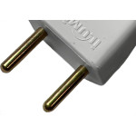Pino Macho Ilumi 2 Polos 10A. Cinza - 1401Pct - Kit C/10 Pecas