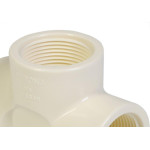 Te Branco Krona Rosca 1/2'' - Kit C/20 Pecas