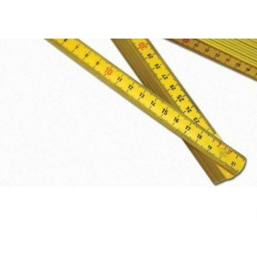 Metro Plastico Eco Simples Amarelo - Kit C/10 Pecas