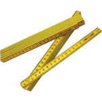 Metro Plastico Eco Duplo Amarelo - Kit C/10 Pecas