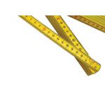 Metro Plastico Eco Duplo Amarelo - Kit C/10 Pecas