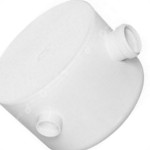 Caixa Sifonada Luconi 250X 75 Redonda Gordura Branca