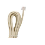 Extensao Fone-Fax Santa Marta Plug Plug 3M Bege - Kit C/10 Pecas