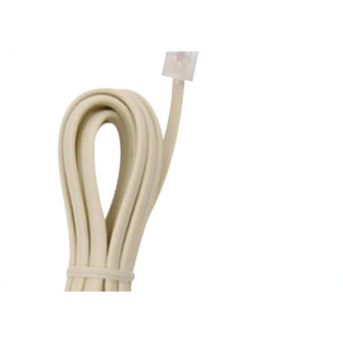 Extensao Fone-Fax Santa Marta Plug Plug 3M Bege - Kit C/10 Pecas