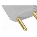 Pino Macho Tramontina 2 Polos 10A. Cinza - Kit C/10 Pecas