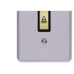 Conjunto Ilumi Cinza Com Placa 1 Tecla Campainha - 1313