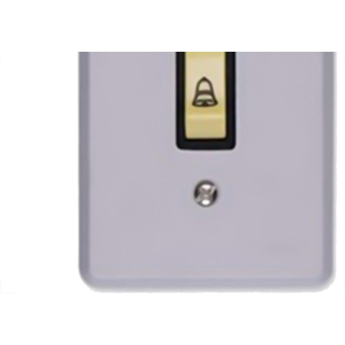 Conjunto Ilumi Cinza Com Placa 1 Tecla Campainha - 1313