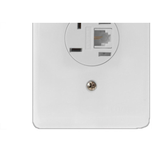 Conjunto Ilumi Stylus Branco Com Placa 1 Tomada De Telefone - 2551