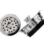Cestinha Valvula Americana Overtime Pvc Cromado - Kit C/6 Pecas