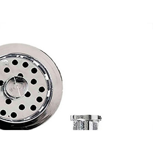 Cestinha Valvula Americana Overtime Pvc Cromado - Kit C/6 Pecas
