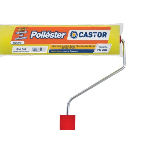 Rolo De Poliester Castor 15Cm - 033