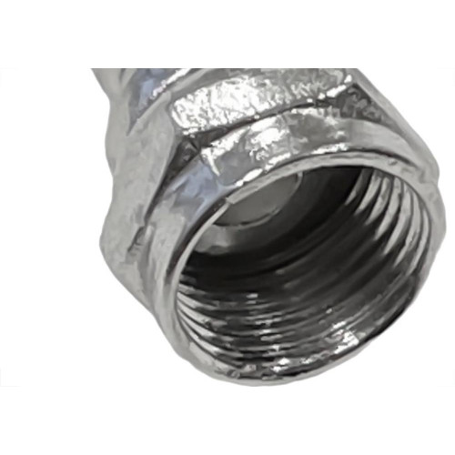 Conector Fio Coaxial Interneed Com Anel Rg59 Pacote Com 100 Pecas
