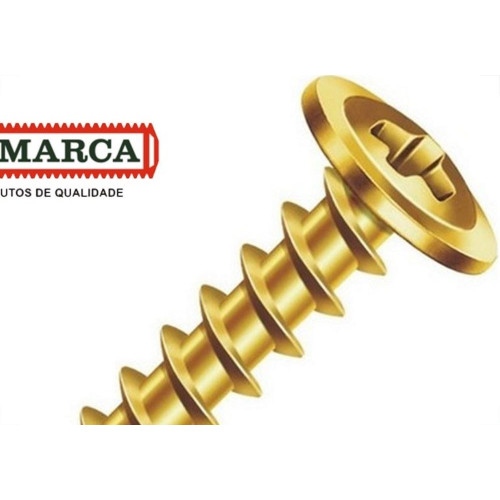 Parafuso Jomarfix Philips Flangeada Jomarca 3,5 X14Mm - Kit C/10 Centos