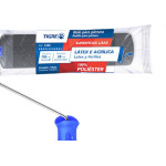 Rolo De Poliester Tigre Cinza 1340-15Cm - Kit C/12 Pecas