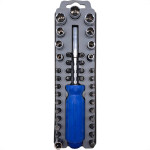 Kit Ferramenta Brasfort 39 Pecas Chave Fenda/Phillips/Soquete 6007