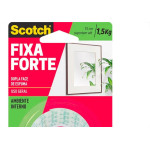 Fita Dupla Face 3M Fixa Forte Espuma 24Mm X 1,5M - 1,5Kg